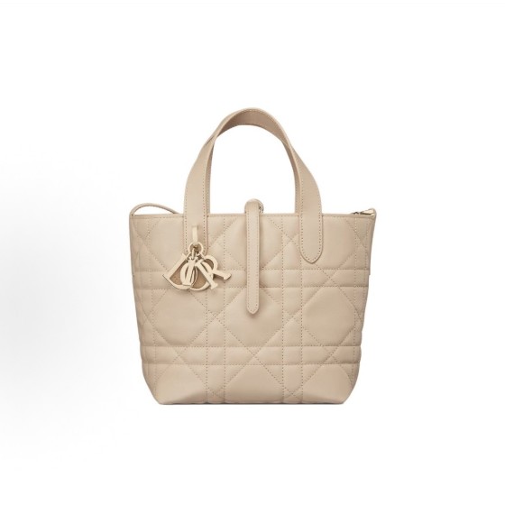 DIOR Toujours basket bag single shoulder crossbody bag handbag, small size for women rose beige